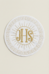 aplicación bordada ihs, parche primera comunión, adorno hostia dorada, emblema religioso ropa, accesorios comunión españa, decoración litúrgica