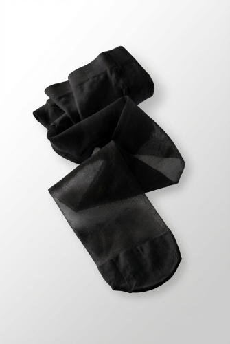 Medias Negras Lisas para Niña - Elegancia Atemporal para Ceremonias y Ocasiones Especiales
