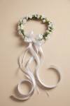 corona de comunión, accesorios comunión niña, corona artesanal comunión, corona de flores comunión, primera comunión accesorios, corona elegante comunión