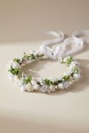 corona de comunión, accesorios comunión niña, corona artesanal comunión, corona de flores comunión, primera comunión accesorios, corona elegante comunión