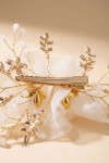 horquilla elegante niña, accesorio pelo niña, horquilla flores perlas cristales, horquilla comunión bautizo boda, accesorio ceremonia infantil, horquilla decorada niña, pinza pelo elegante niña, complemento niña ocasiones especiales