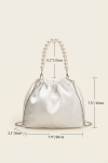 bolso comunión niña, bolso elegante comunión, bolso blanco comunión, bolso con perlas, bolso ceremonia niña, accesorios comunión, bolso niña elegante, bolso fiesta infantil