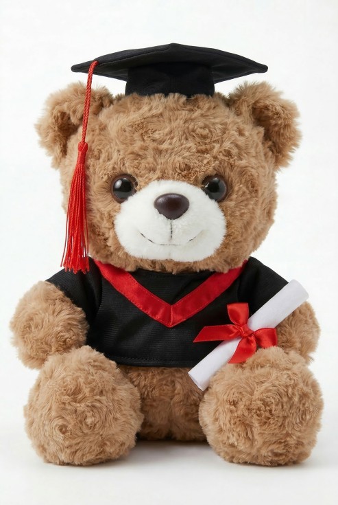 osito graduado, peluche de graduación, regalo fin de curso, recuerdo graduación, peluche con birrete, regalo para estudiante, peluche escolar