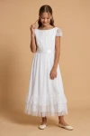 vestidos niña fiesta, vestidos ceremonia niña, vestidos para niñas elegantes, vestido de comunión, ropa niña, vestidos nina