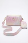 bolso elegante niña rosa mariposa dorada, bolso comunión niña, bolso ceremonia rosa, bolso princesa niña, ZOYA Fashion ES