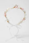 diadema niña rosa estilismo, diadema sobre peinado, complemento ceremonia niña