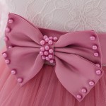 Vestido ceremonia niña Rosie II rosa polvo