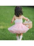 Falda para niñas, PettiSkirt, tul, rosa claro, elegancia, espectacular, cómoda, calidad, poliamida, ajuste perfecto