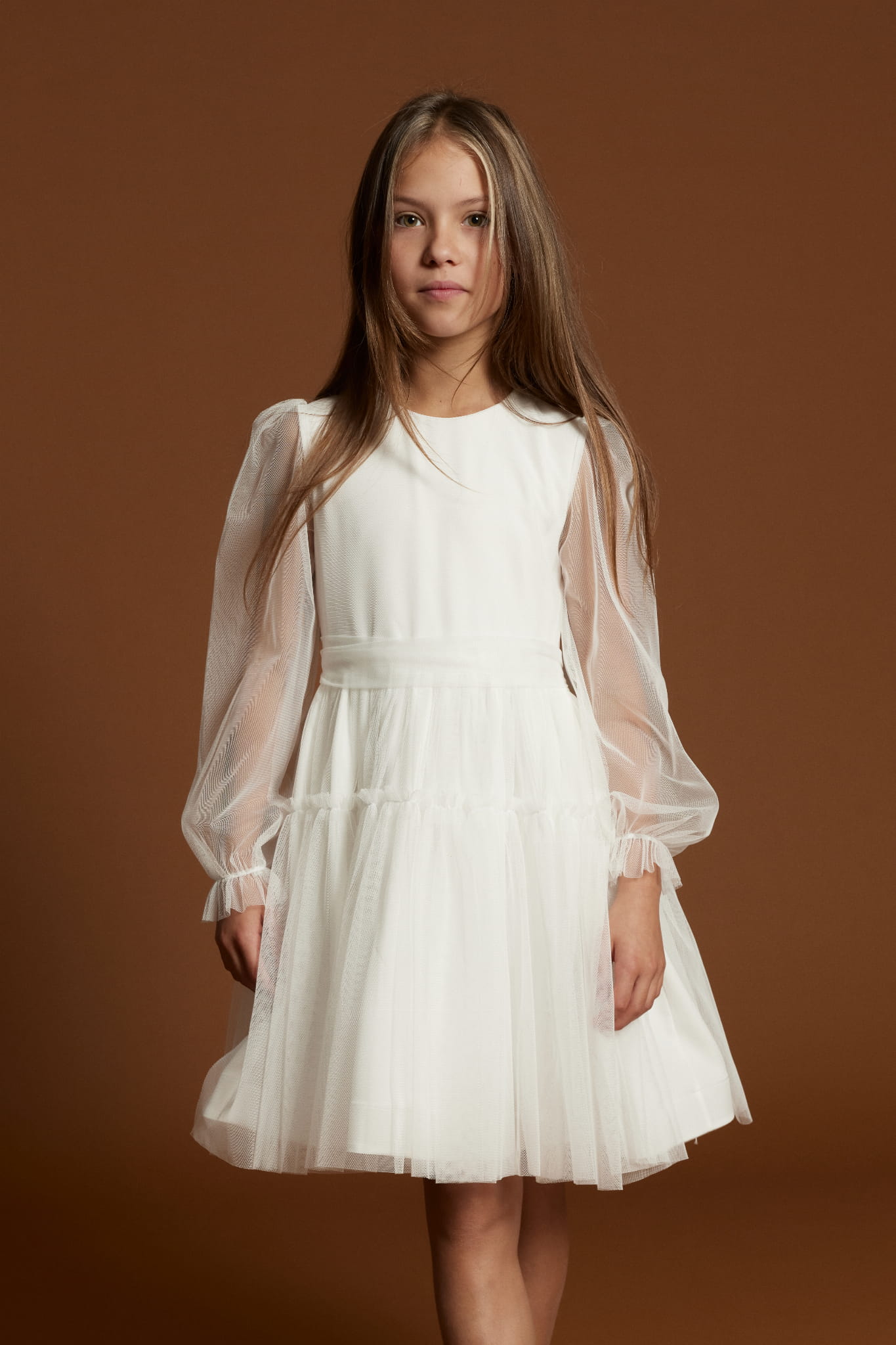 Vestidos de comunión 2026 vestidos blancos primera comunión niñas elegantes España