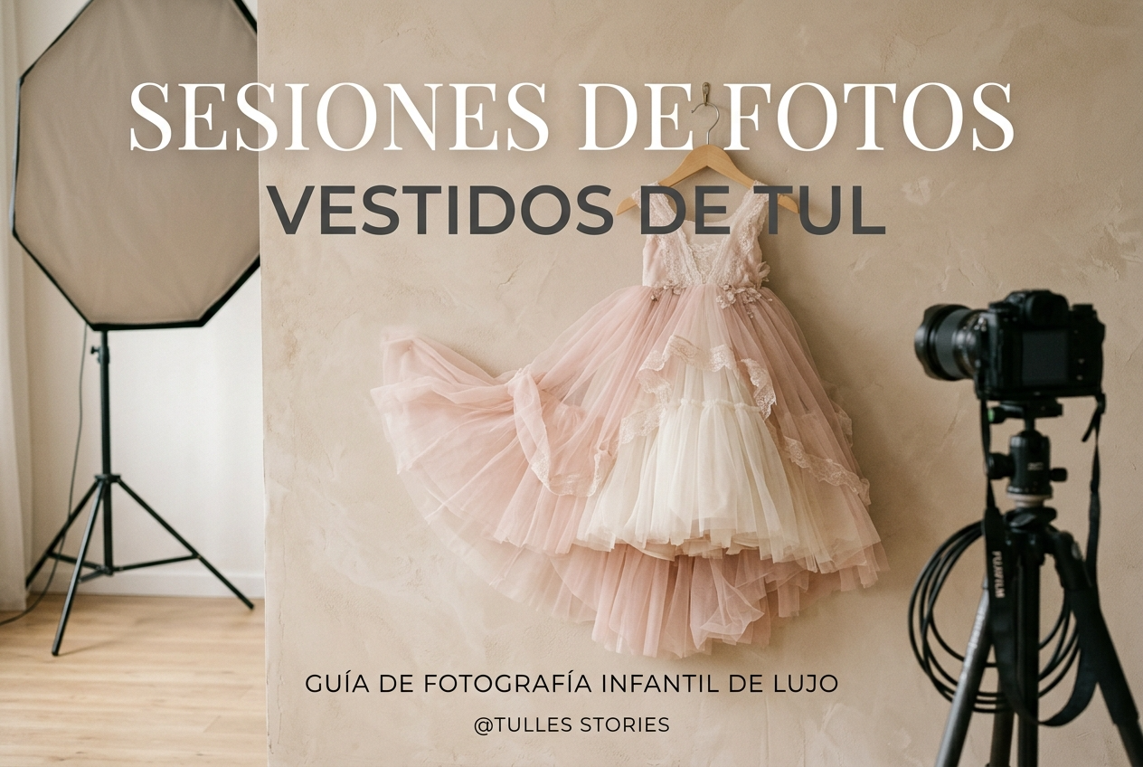Vestidos de tul para sesiones de fotos: ideas mágicas para tu princesa en 2026