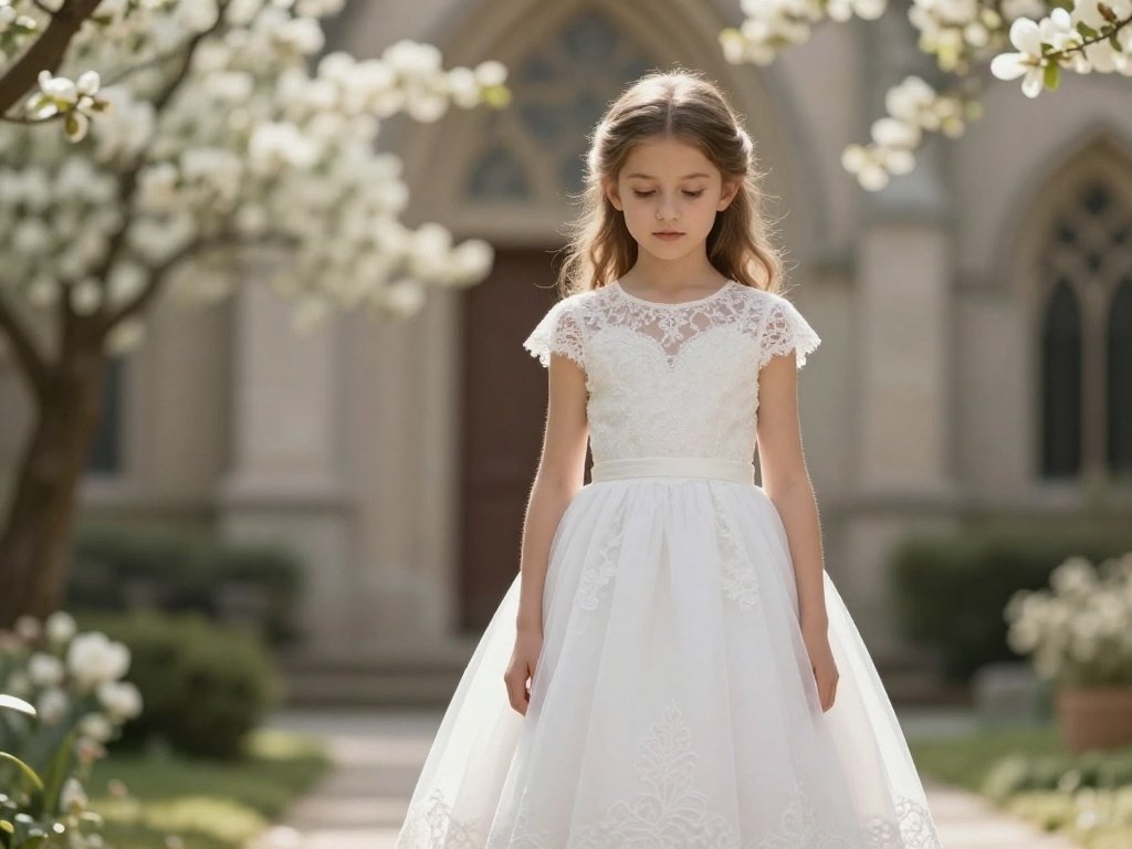 Vestido de comunión 2026: la guía serena, paso a paso, para los padres